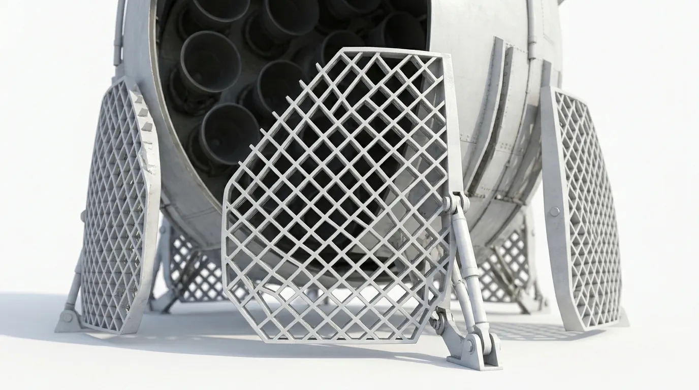 1969 OKB-1 N1 - Gridfins - Launch Vehicle vehicle