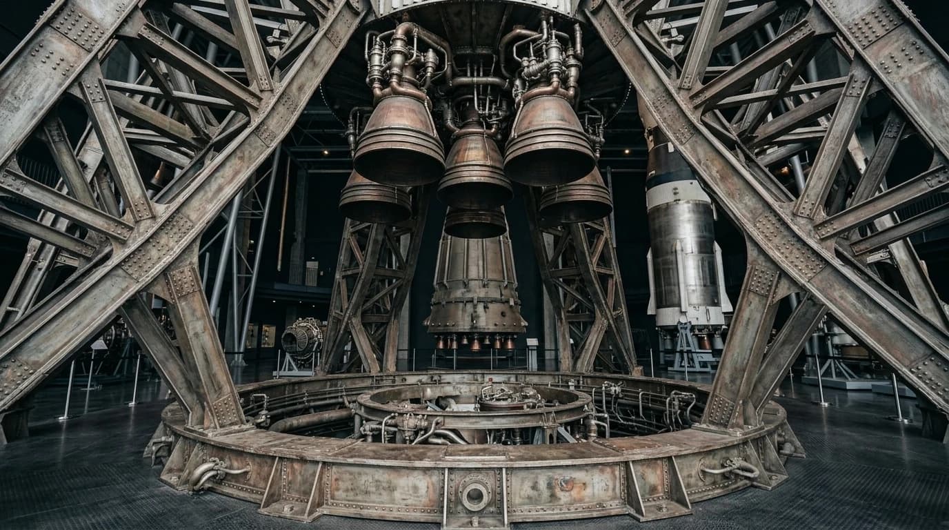 1969 OKB-1 N1 - Lattice Interstage - Launch Vehicle vehicle