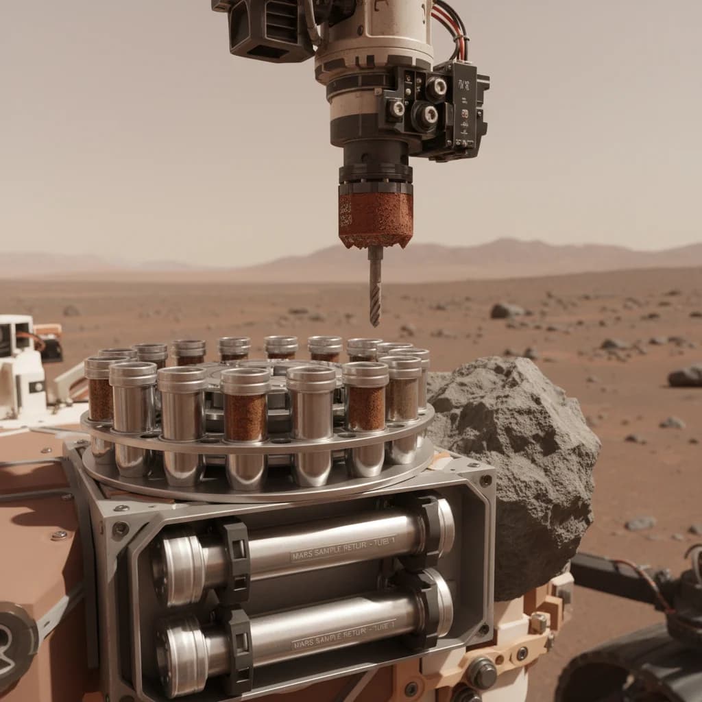 NASA/JPL Perseverance 2020 - Sample Cache view