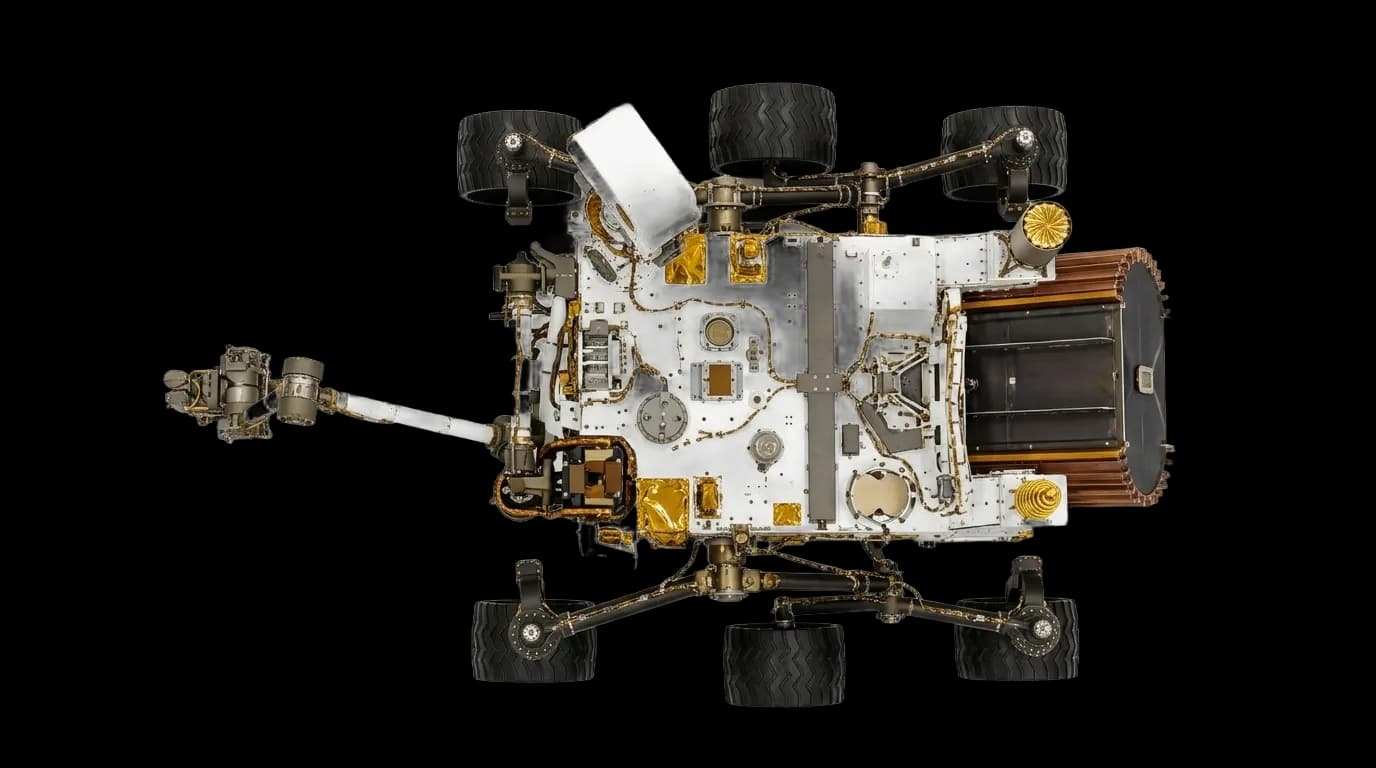 2020 NASA/JPL Perseverance - Top View - Mars Vehicle vehicle