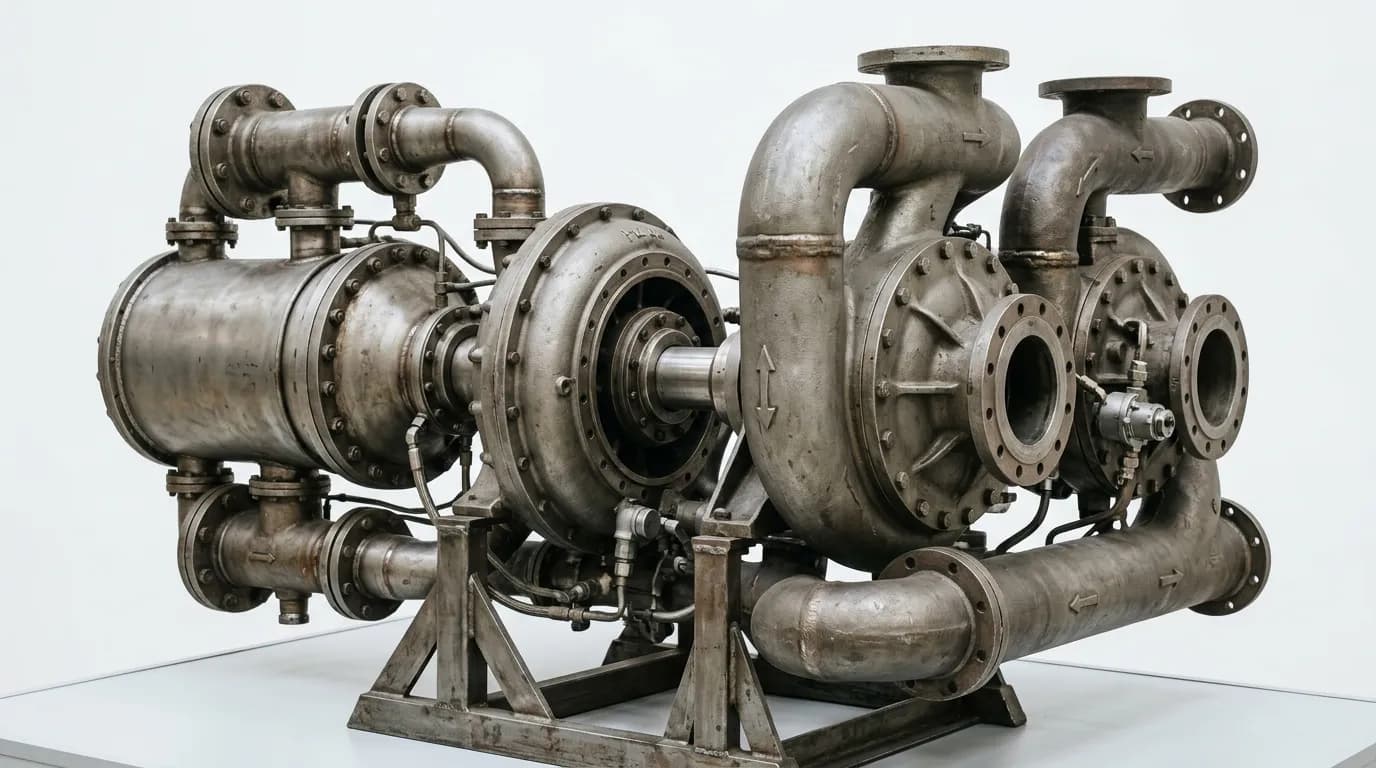 OKB-1 R-7 Semyorka 1957 - Turbopump view