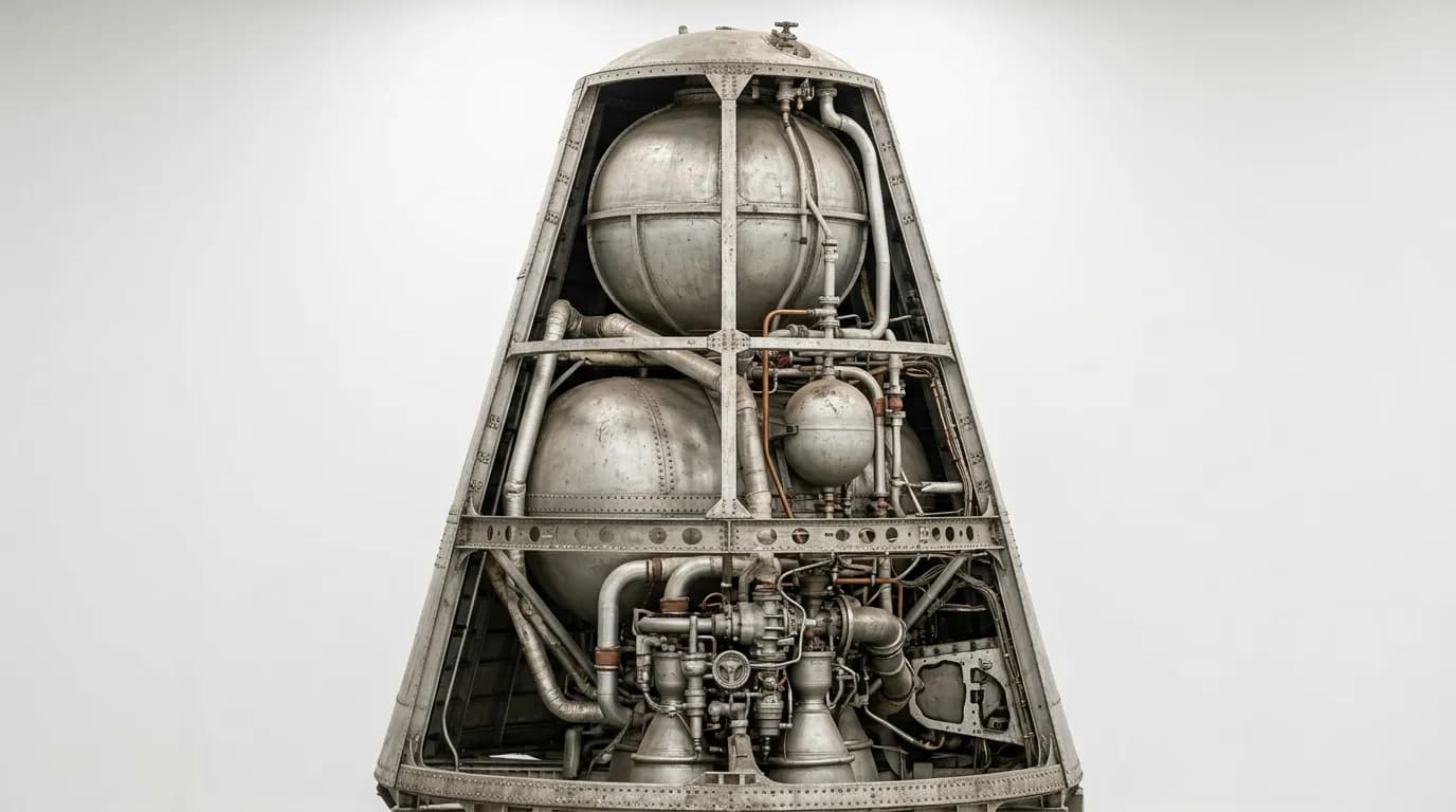 OKB-1 R-7 Semyorka 1957 - Booster Tank view