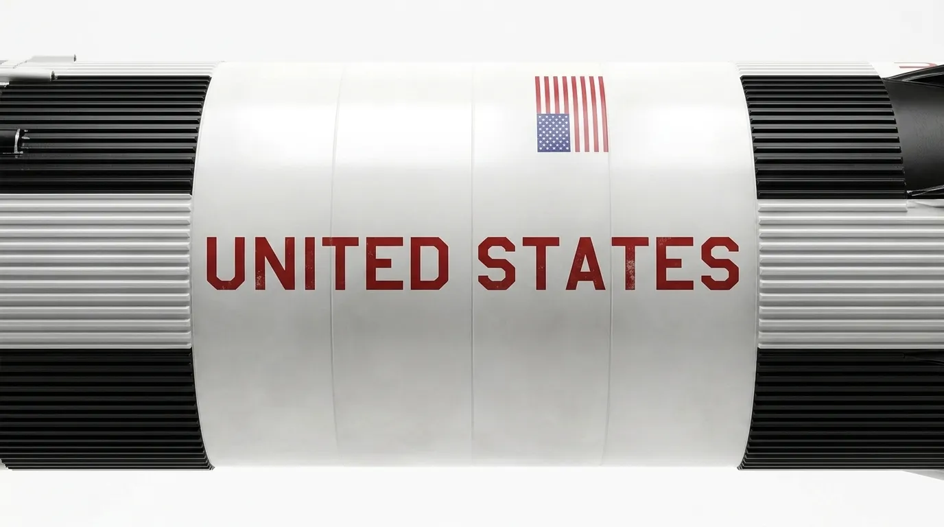 1967 NASA Saturn V - Roll Pattern - Launch Vehicle vehicle