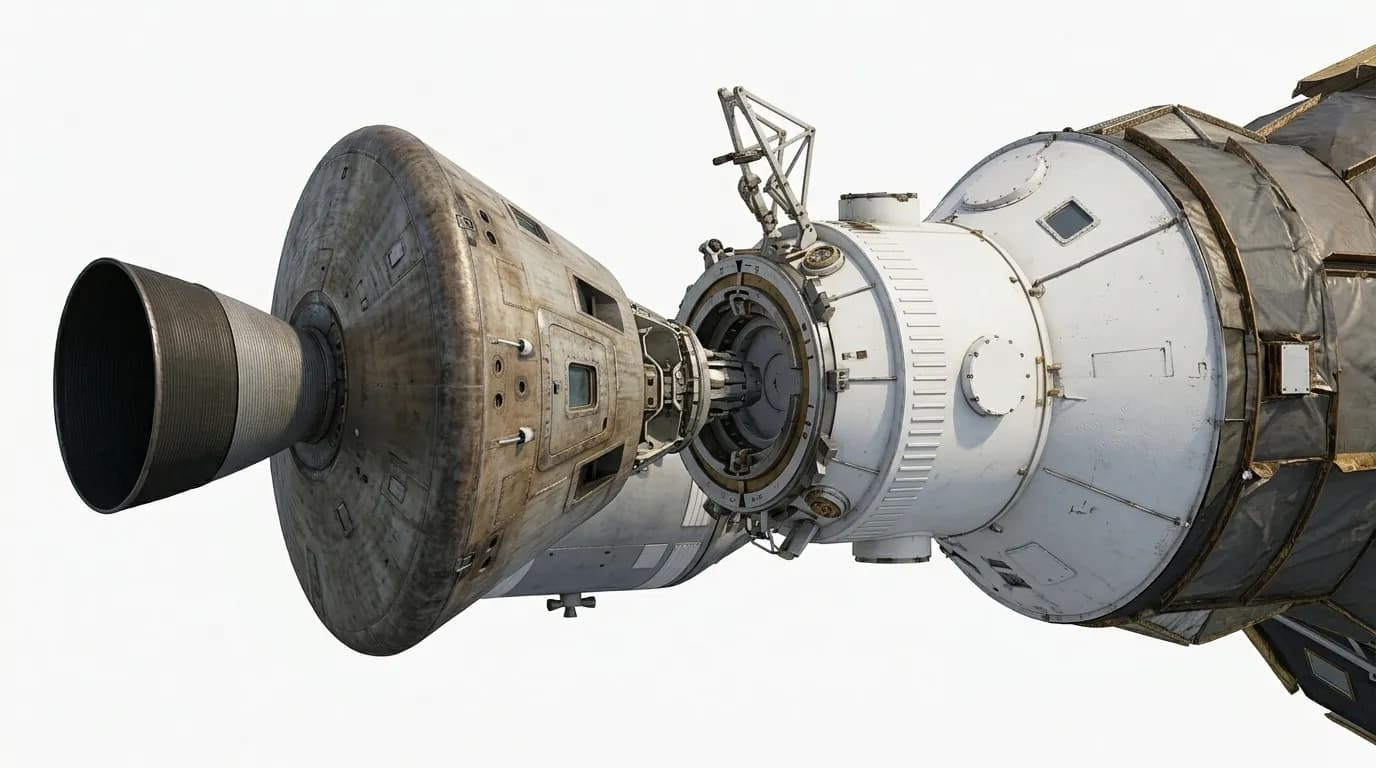 1973 NASA Skylab - Apollo CSM - Space Station vehicle