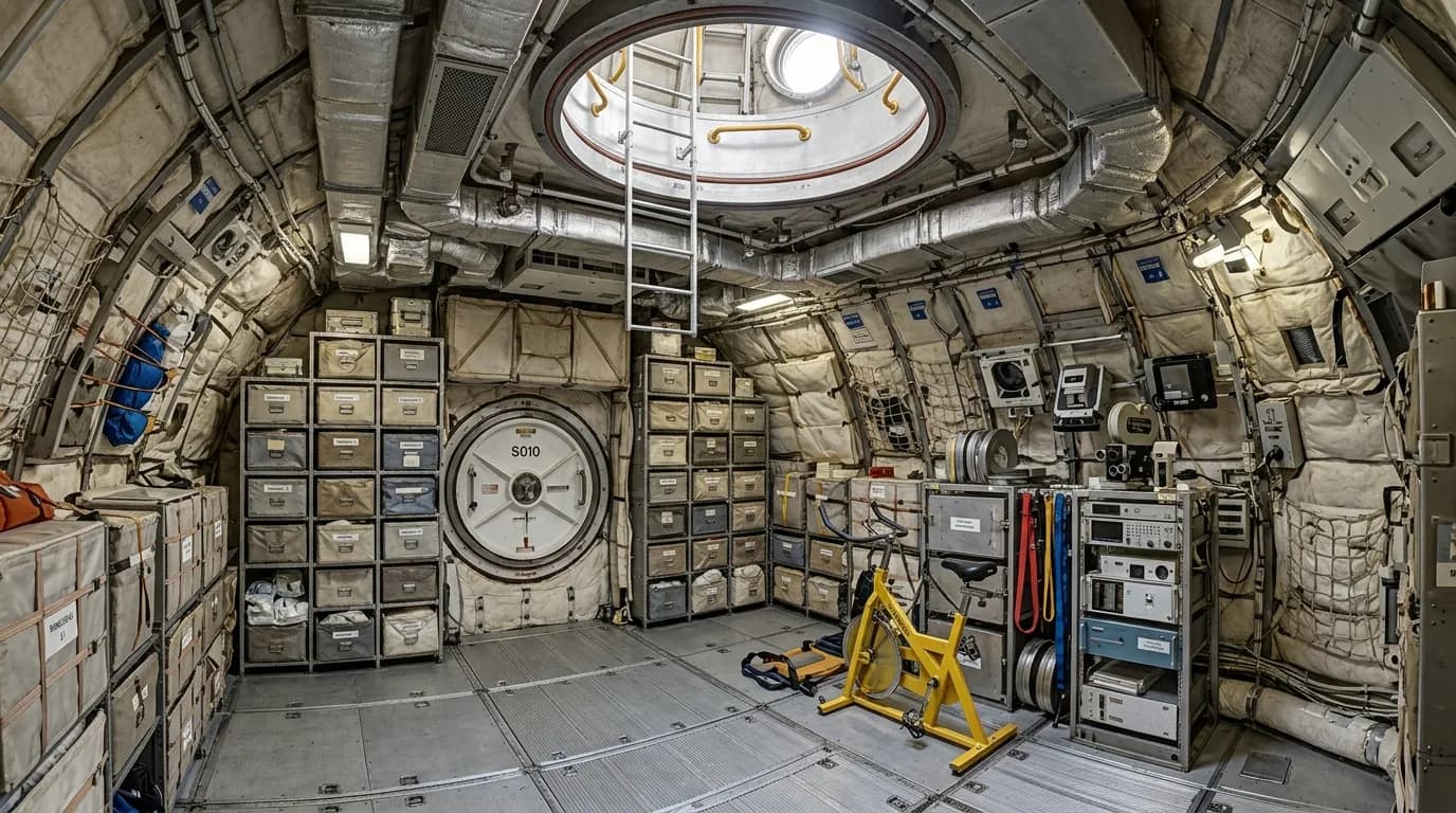 1973 NASA Skylab - Upper Deck - Space Station vehicle