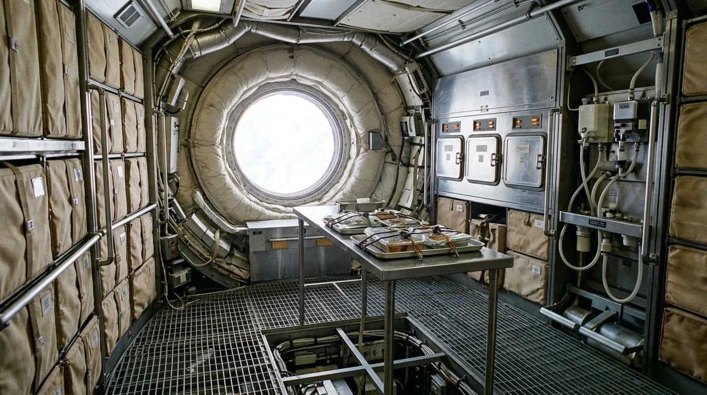 1973 NASA Skylab - Wardroom - Space Station vehicle