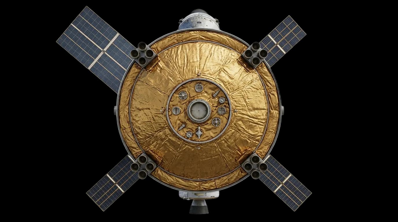 1973 NASA Skylab - Engine Cluster - Space Station vehicle