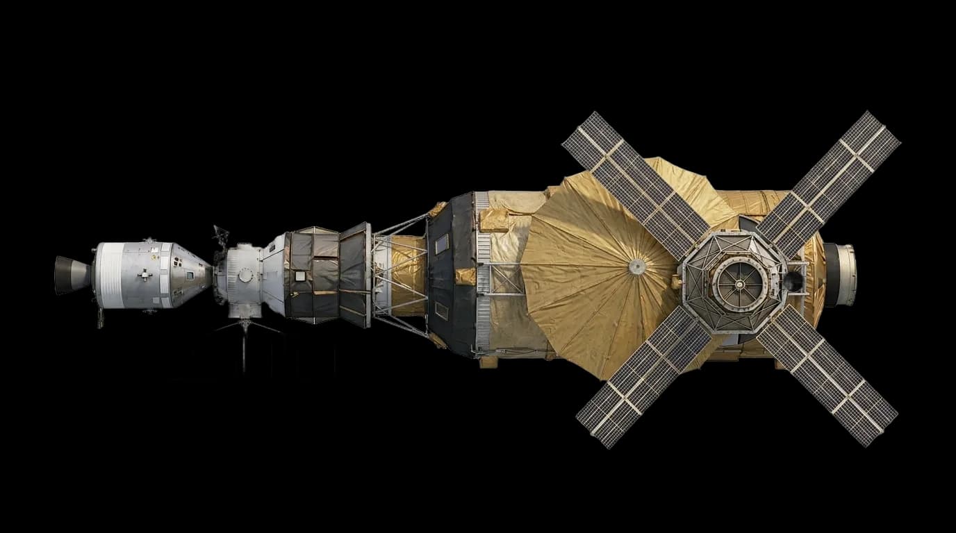 1973 NASA Skylab - Top View - Space Station vehicle