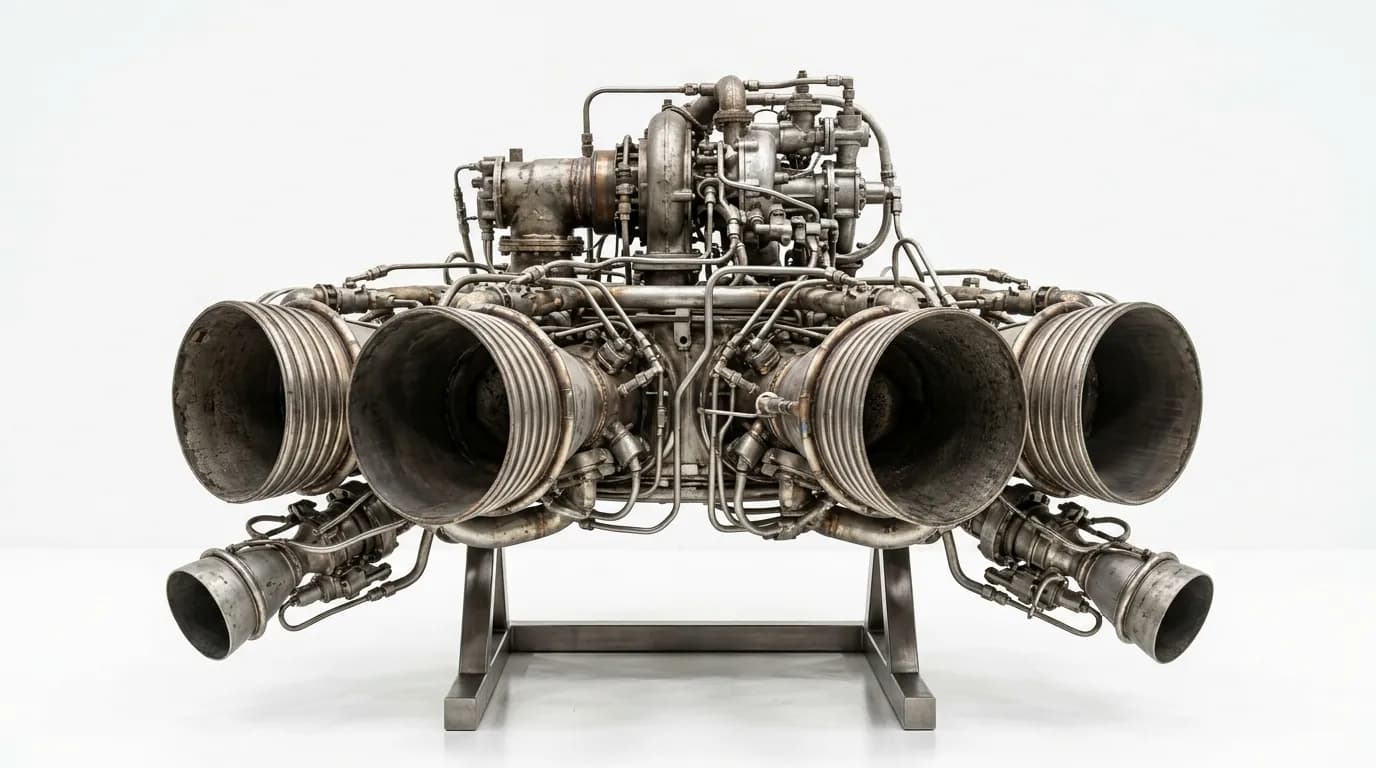 1966 OKB-1 Soyuz (Rocket) - RD-107A Engine - Launch Vehicle vehicle