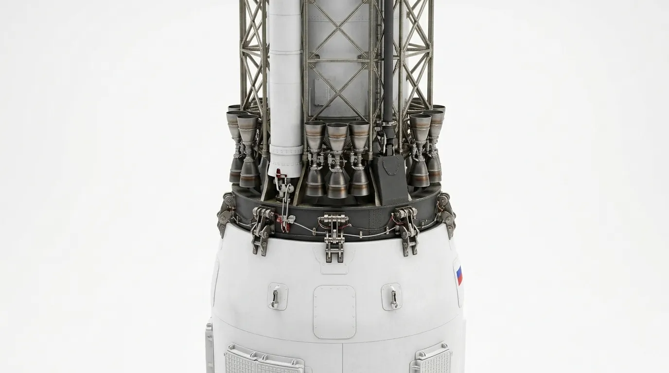 1966 OKB-1 Soyuz (Rocket) - SAS System - Launch Vehicle vehicle