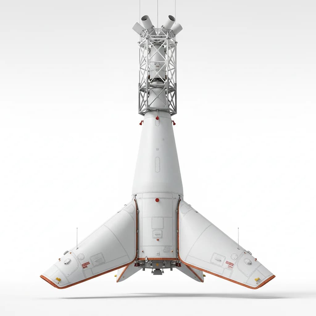 OKB-1 Soyuz (Rocket) 1966 - Fairing view