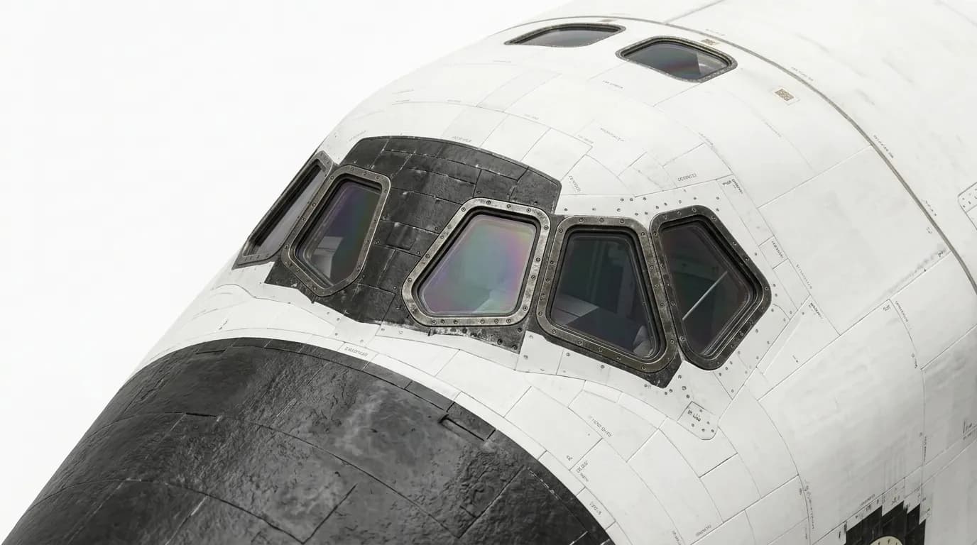 1981 Rockwell/Boeing Space Shuttle - Nose Cap RCC - Space Shuttle vehicle