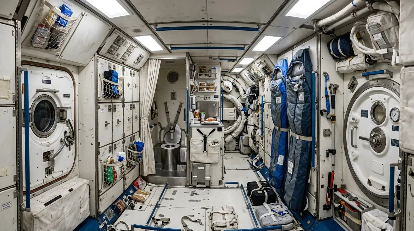 1981 Rockwell/Boeing Space Shuttle - Mid-Deck - Space Shuttle vehicle