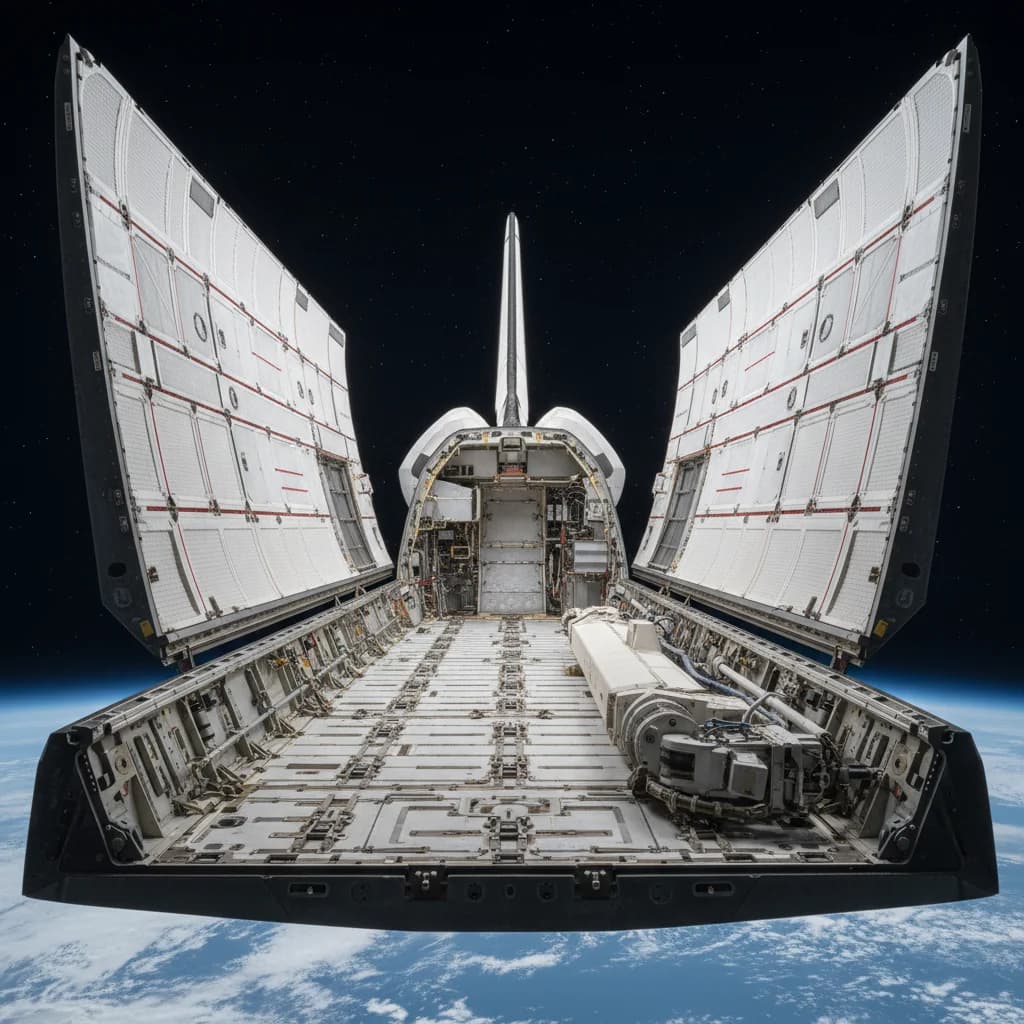 1981 Rockwell/Boeing Space Shuttle - Payload Bay - Space Shuttle vehicle