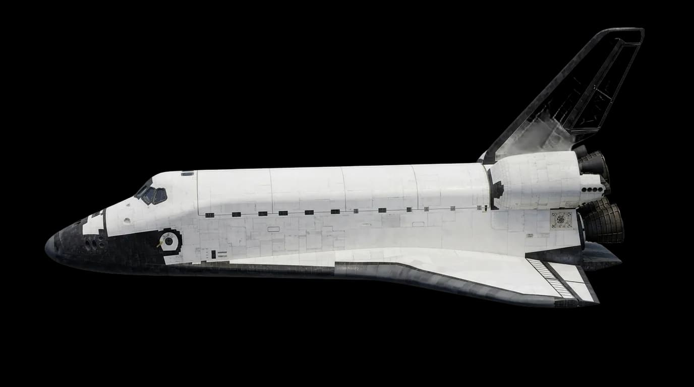 1981 Rockwell/Boeing Space Shuttle - Profile - Space Shuttle vehicle