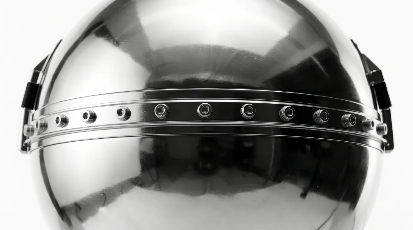 OKB-1 Sputnik 1 1957 - Hemisphere Seam view
