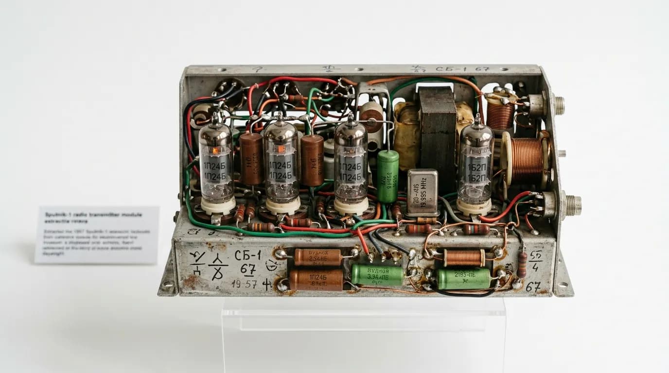 1957 OKB-1 Sputnik 1 - Transmitter Unit - Satellite vehicle