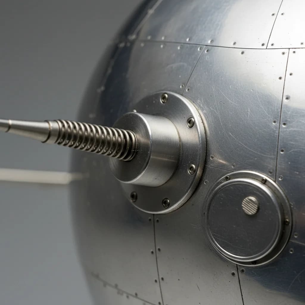 OKB-1 Sputnik 1 1957 - Antenna view