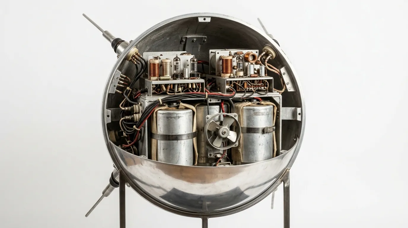 OKB-1 Sputnik 1 1957 - Transmitter view