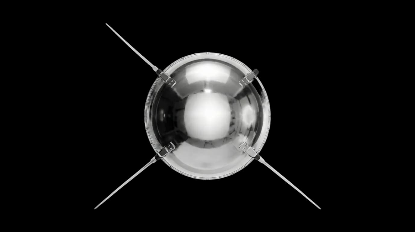 1957 OKB-1 Sputnik 1 - Top View - Satellite vehicle