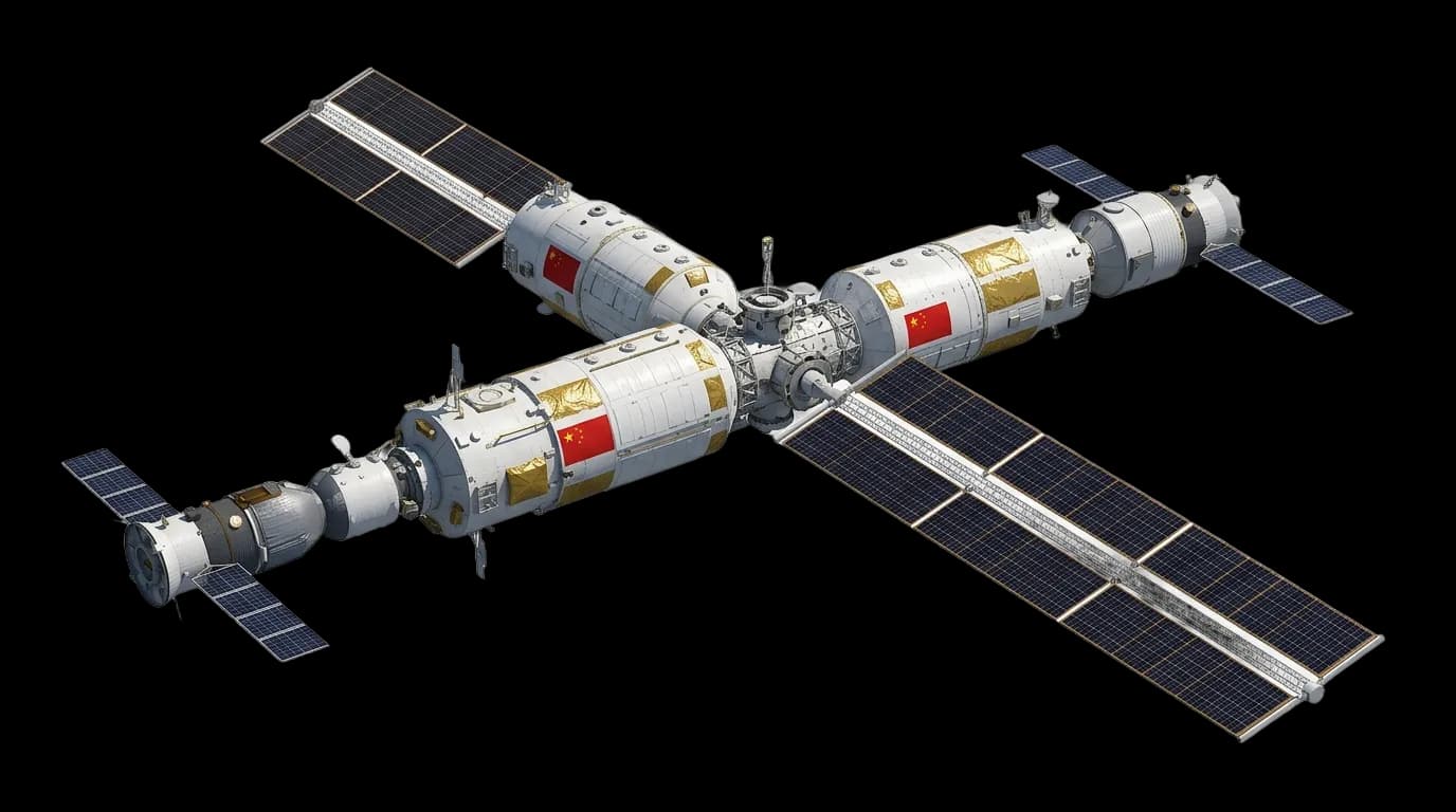 CNSA Tiangong Space Station 2021 - Hero view