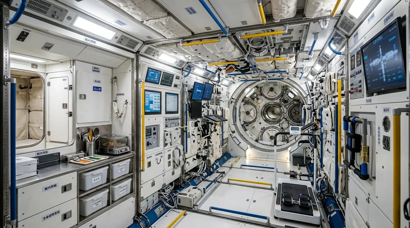 2021 CNSA Tiangong Space Station - Tianhe - Space Station vehicle