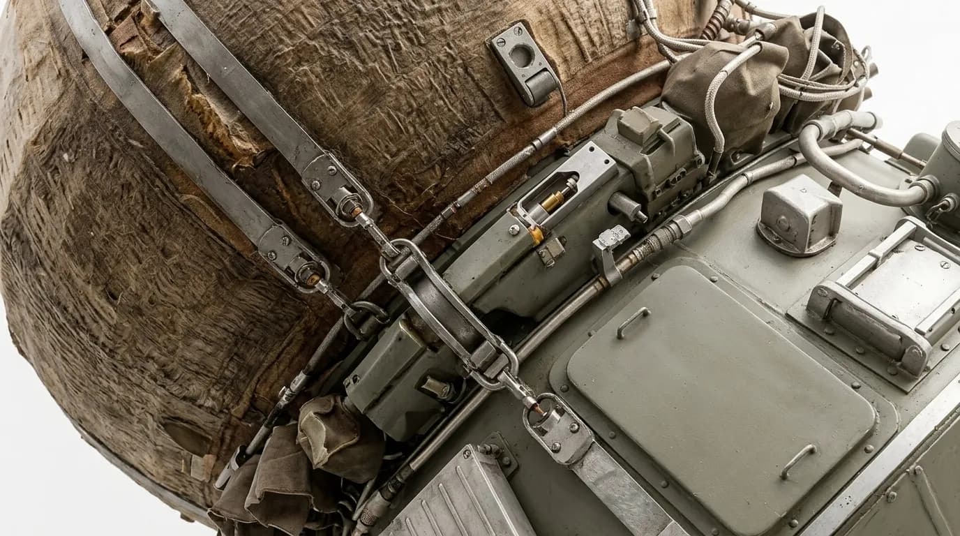 1961 OKB-1 Vostok Capsule - Straps - Crewed Spacecraft vehicle
