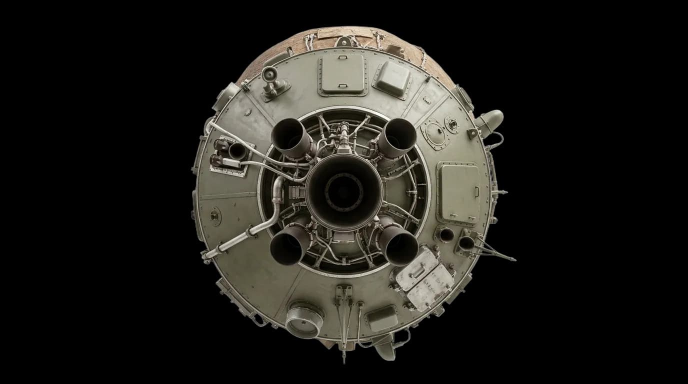 1961 OKB-1 Vostok Capsule - Engine Cluster - Crewed Spacecraft vehicle