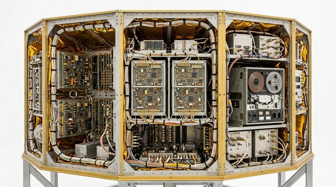 1977 NASA/JPL Voyager 1 - Electronics Bay - Interplanetary Probe vehicle