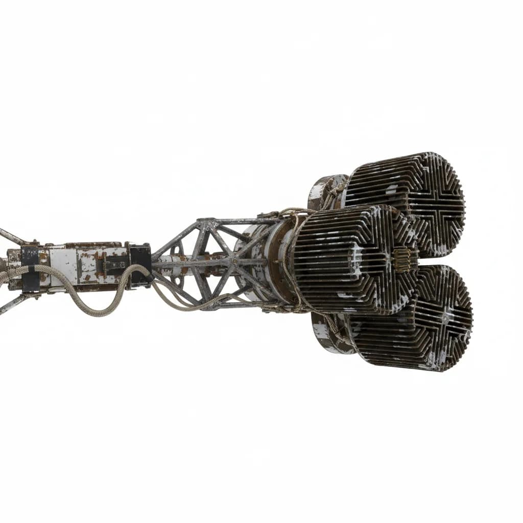 NASA/JPL Voyager 1 1977 - RTG Power view